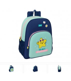 Mochila Estrella Mr  Wonderful 42cm adaptable