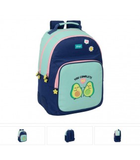 Mochila Aguacate Mr  Wonderful 42cm adaptable