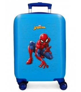 TROLLEY ABS 50 CM 4R SPIDERMAN VIGILANT AZUL