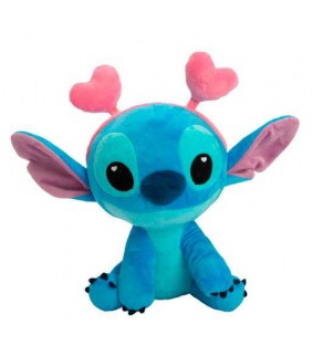 Peluche Stitch Corazones Disney 25cm