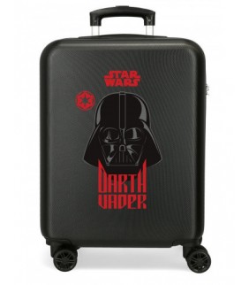 TROLLEY ABS 55CM 4R  STAR WARS DARH VADER ROJO