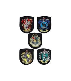 Set 5 parches Escudos  HARRY POTTER 