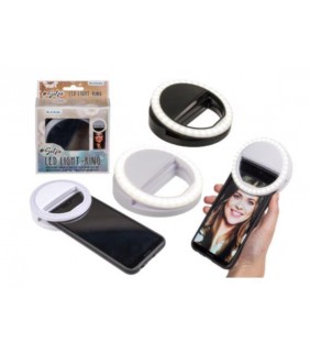 Anillo con luz LED para selfies