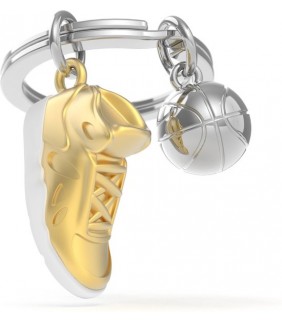 llavero Metal Bota y Balon