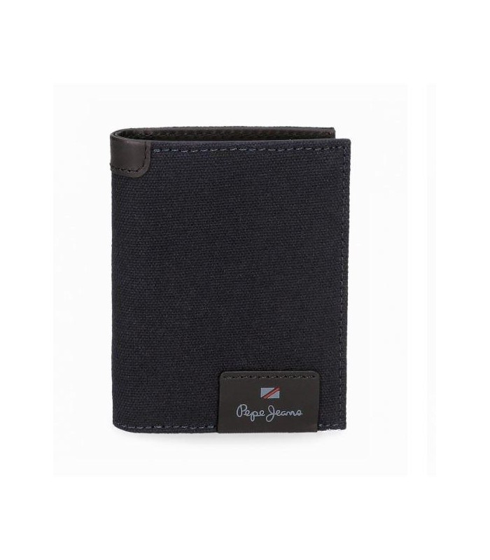 CARTERA DE PIEL HILLTOP VERTICAL MARINO