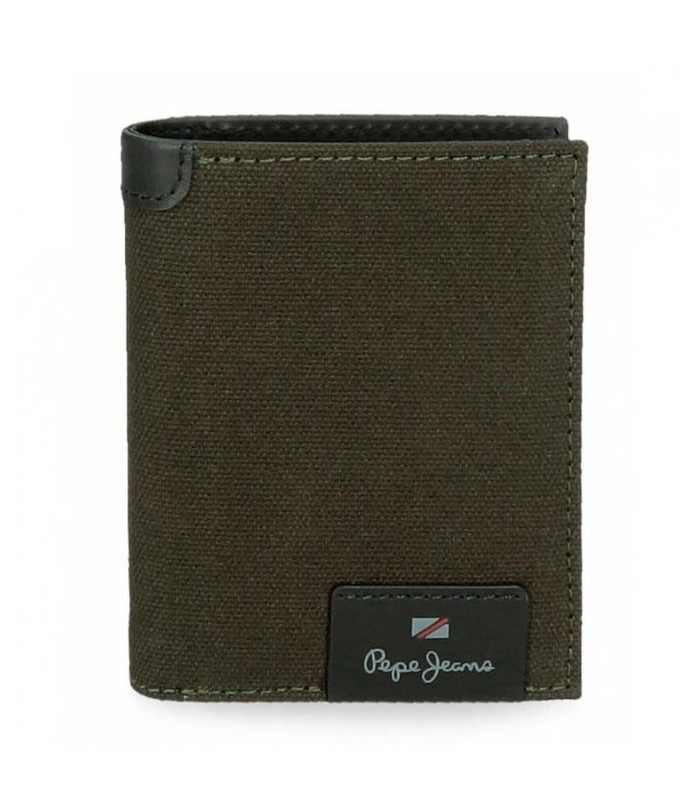 CARTERA DE PIEL HILLTOP VERTICAL VERDE OSCURO