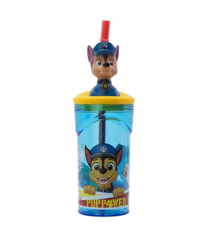 VASO FIGURITA 3D 360 ML PAW PATROL PUP POWER SIPE