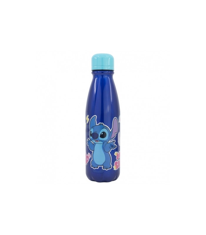 BOTELLA ALUMINIO INFANTIL 600 ML STITCH PALMS
