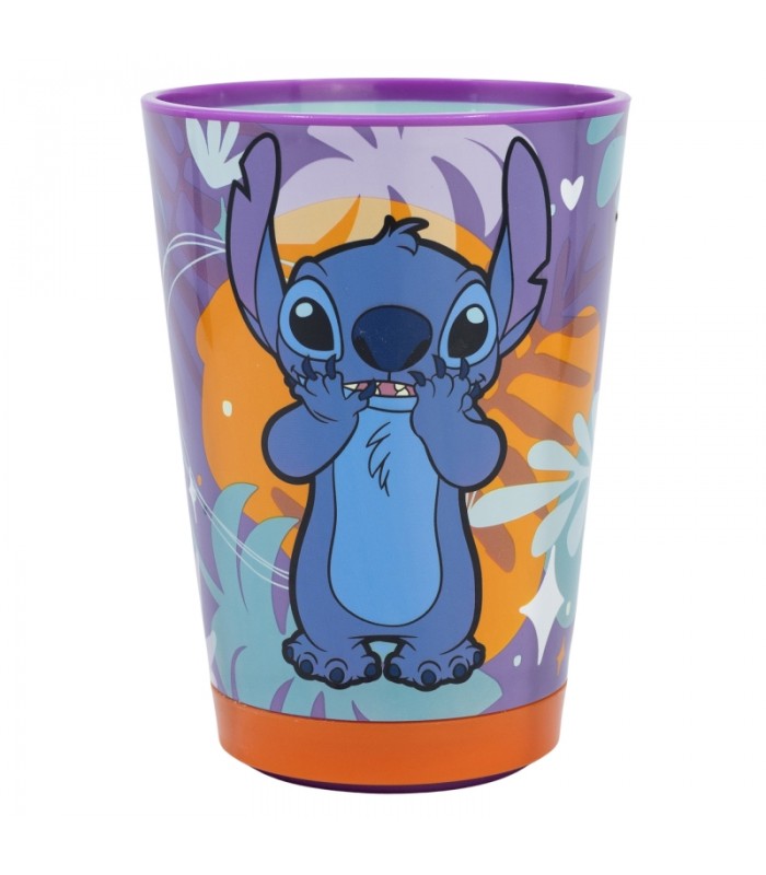 VASO ANTIVUELCO PP 470 ML STITCH ALOHA