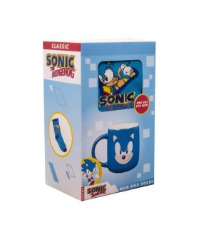 SET TAZA Y CALCETINES SONIC THE HEDGEHOG