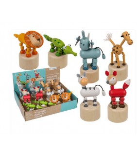Figura a presión de madera  Animales