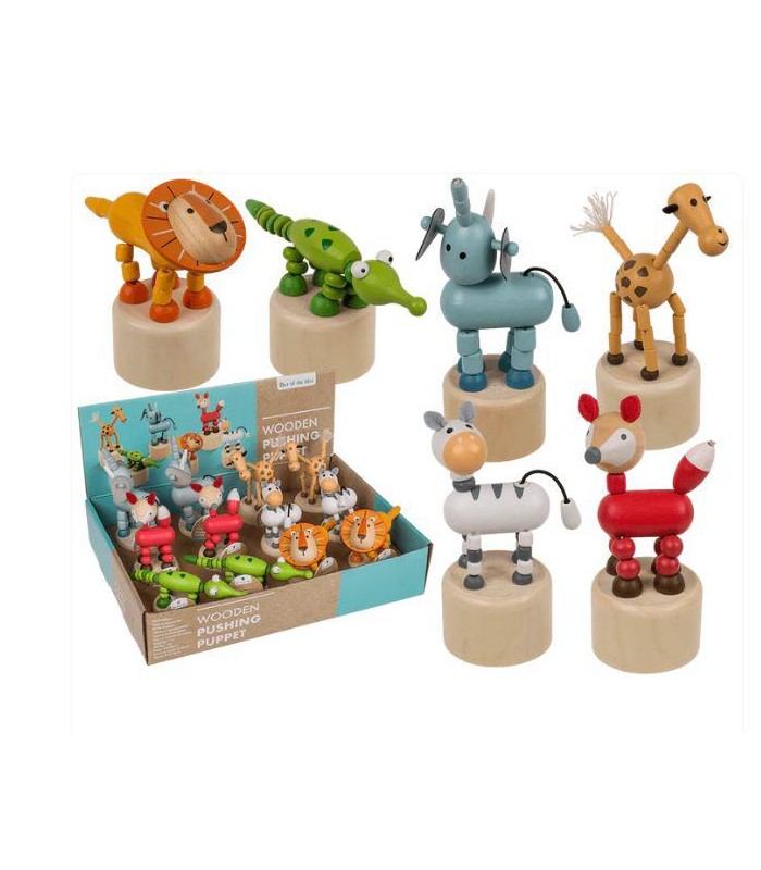 Figura a presión de madera  Animales