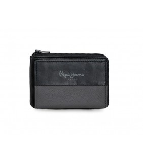 Monedero Tarjetero Pepe Jeans Piel Negro Sipecusa