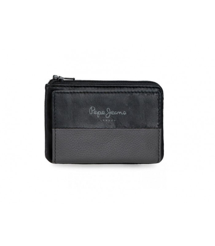 Monedero Tarjetero Pepe Jeans Piel Negro Sipecusa