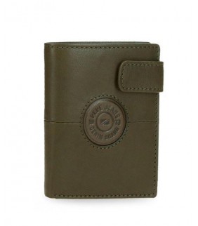 Cartera cierre de clic Pepe Jeans Cracker verde