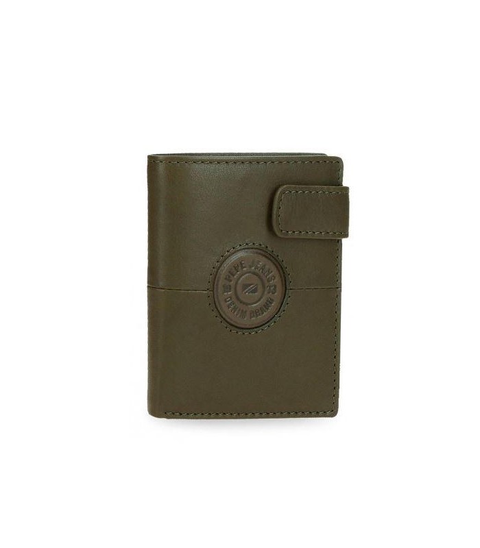 Cartera cierre de clic Pepe Jeans Cracker verde