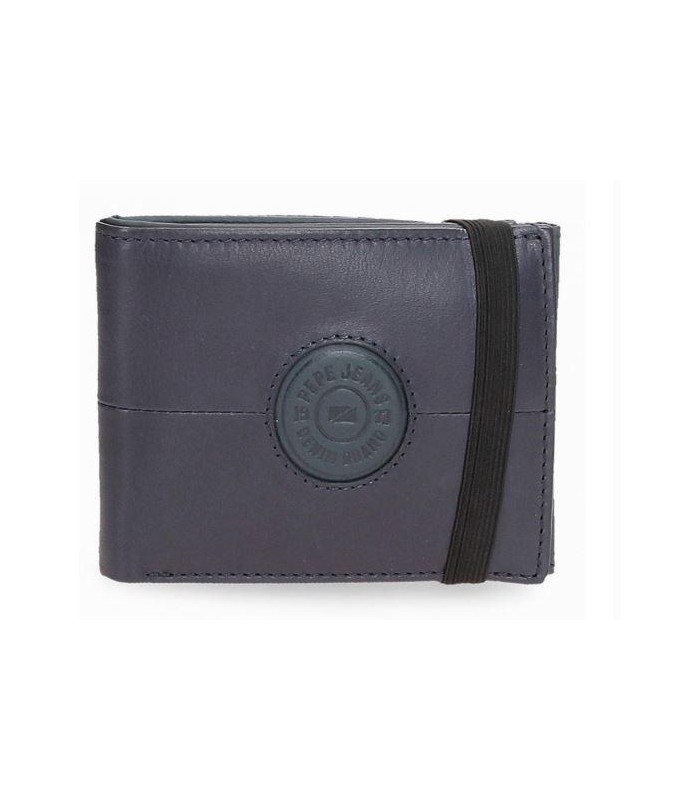 BILLETERO CON GOMA PEPE JEANS CRACKER AZUL MARINO