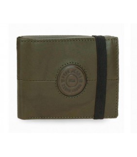BILLETERO CON GOMA PEPE JEANS CRACKER VERDE CAQUI