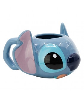 TAZA CERAMICA 3D 375 ML EN CAJA REGALO STITCH