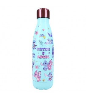 BOTELLA ALUMINIO TAPON ROSCA 700ML STITCH THIRSTY 