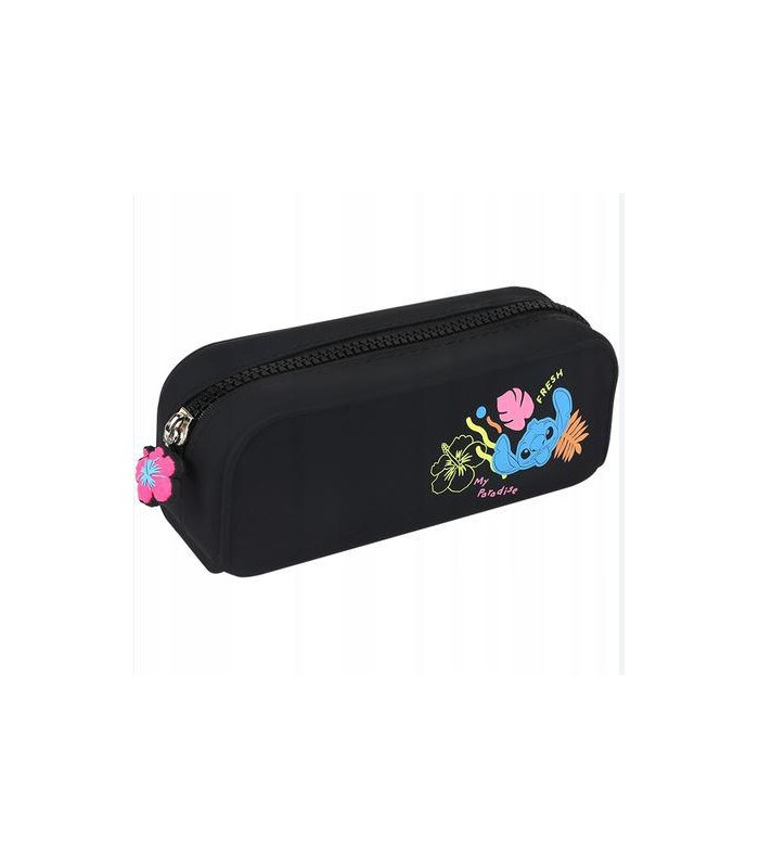 ESTUCHE SILICONA STITCH NEGRO