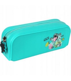 ESTUCHE SILICONA STITCH VERDE AGUA 