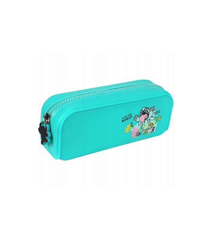 ESTUCHE SILICONA STITCH VERDE AGUA 