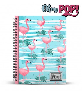Cuaderno A-4   FLAMENCOS 