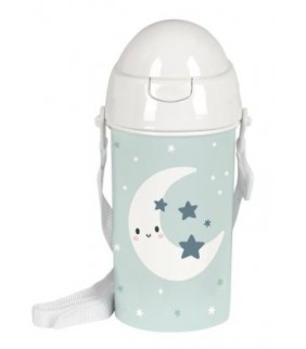 BOTELLA INFANTIL 500ML LUNA CON PAJITA