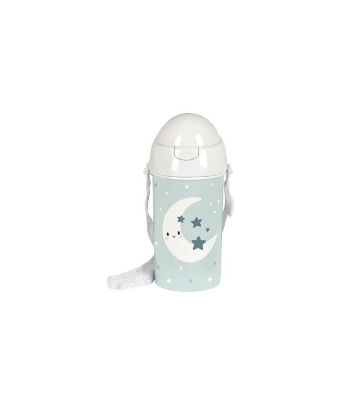 BOTELLA INFANTIL 500ML LUNA CON PAJITA
