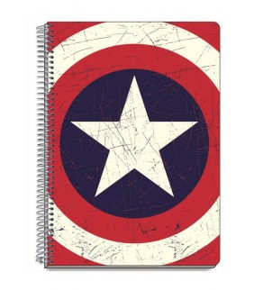 Cuaderno A-4  CAPITÁN AMÉRICA 