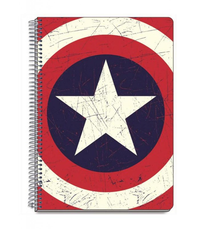 Cuaderno A-4  CAPITÁN AMÉRICA 