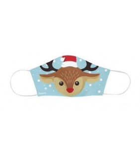 Mascarilla cervatillo  azul infantil