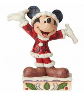 Figura decorativa Mickey Navidad