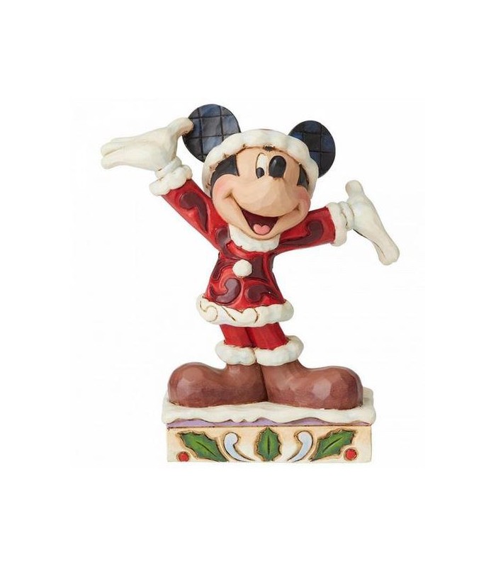 Figura decorativa Mickey Navidad