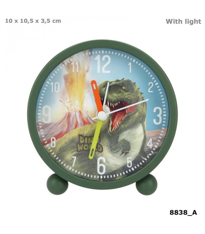 Dino World reloj despertador
