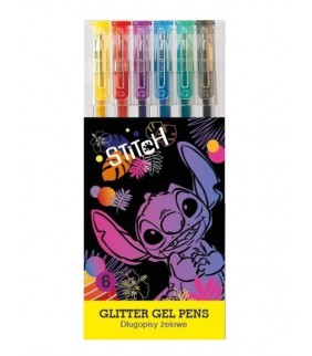 BOLIGRAFOS GLITTER STITCH 6 UNIDADES