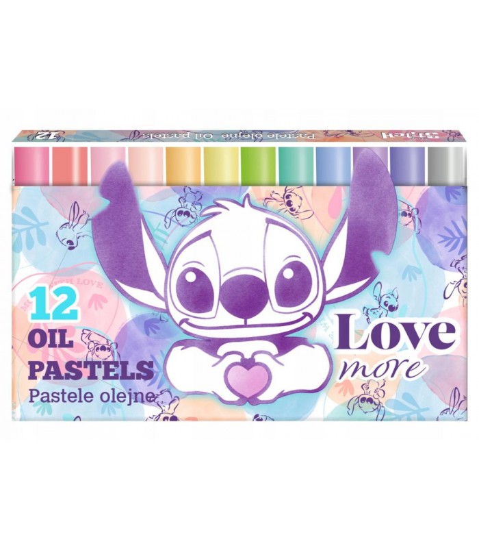 CERAS PASTEL 12 UNIDADES STITCH