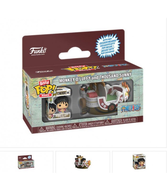 BittyPOP One Pice Monkey D Luffy y Thousand Sunny