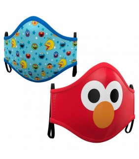 Pack 2 mascarillas Barrio Sesamo infantil
