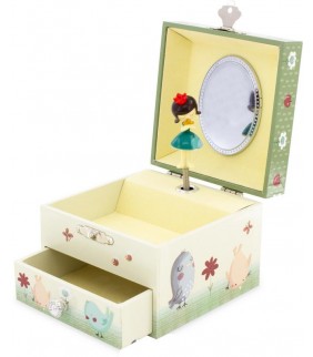 CAJA MUSICAL NIÑA MANZANA