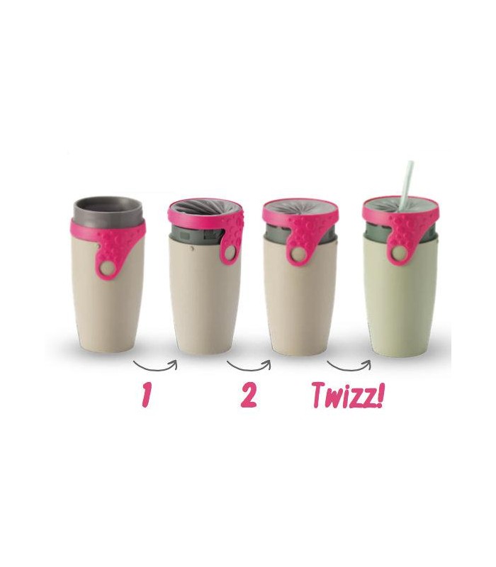 Vaso hermético 350ml  TWIZZ  Varios colores