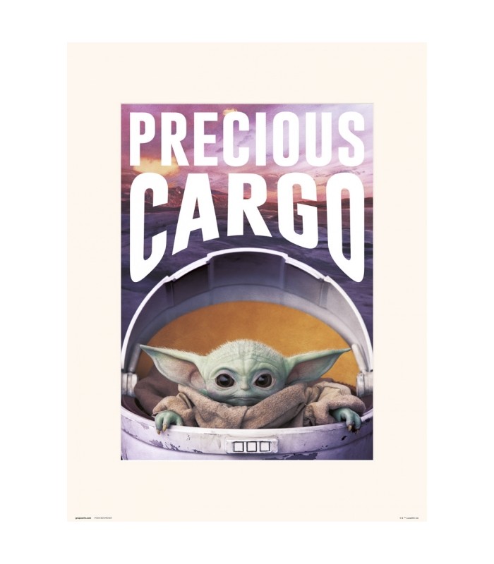 Lamina 30x40cm Star Wars The Mandalorian Precious 