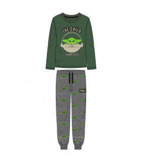 Mandalorian Pijama T8 Yoda largo