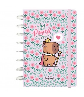 SMART BOOK A5 CON SISTEMA DE DISCOS - PINK QUEEN C