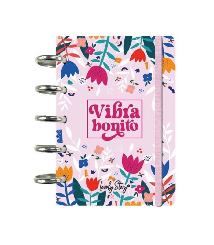 CUADERNO CUADRÍCULA 100 HOJAS VIBRA BONITO