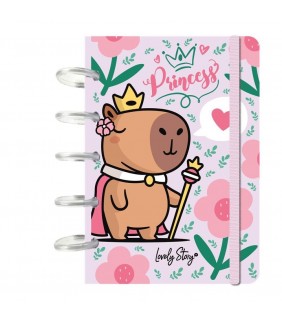 SMART BOOK A6 CON SISTEMA DE DISCOS - PINK -QUEEN 
