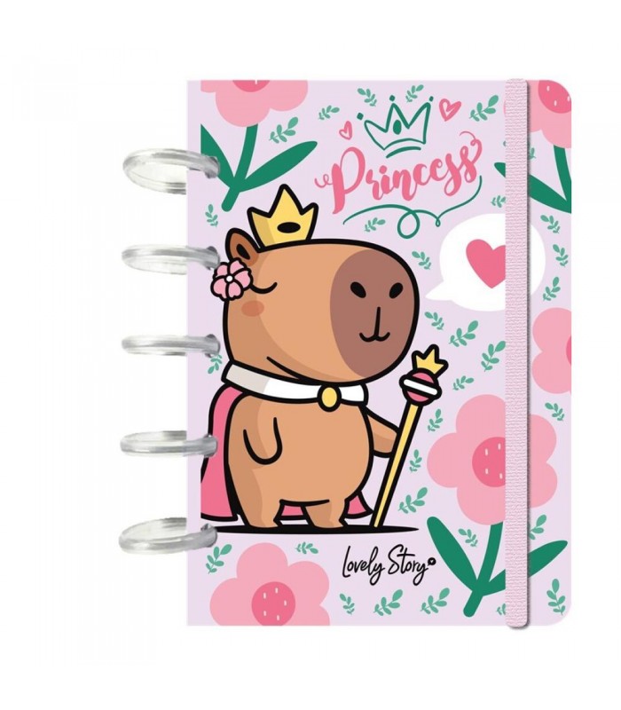 SMART BOOK A6 CON SISTEMA DE DISCOS - PINK -QUEEN 