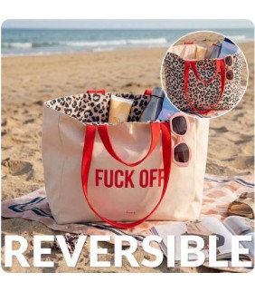 Bolsa de playa “Fuck off”