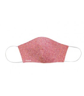 Mascarilla infantil 3 capas homologada Rosa